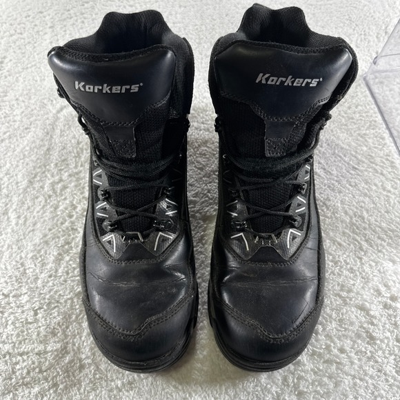 Korkers Waterproof Black Men\'s Lace Up Boots Size 10 Swappable‎ Soles Hiking main image 7